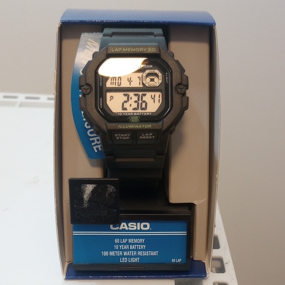 Casio Black and Gray Digital Watch